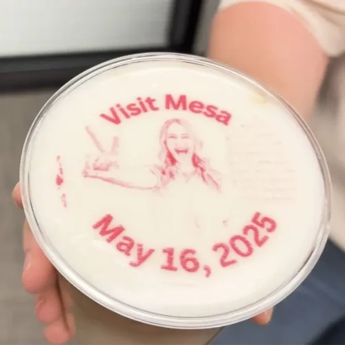 Custom coffee foam image